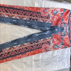 Multicolored spandex pants